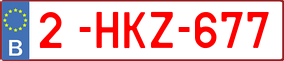 Truck License Plate